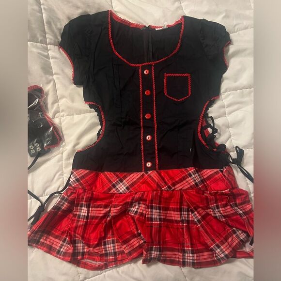 Sexy school girl costume size 2-8 - Picture 4 of 8